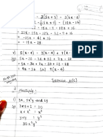 Here are the step-by-step workings for the problems:(a+1) (a-a+1) + (a-1) (a+a+1)= a(a-a+1) + (a-1)(a+a+1) = a - a + a = 1So the value of the expression is 1