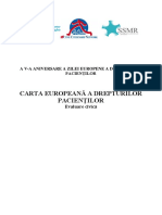 Carta Europeană A Drepturilor Pacienţilor