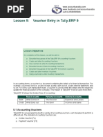 Lesson 5: Voucher Entry in Tally - ERP 9