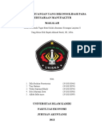 Laporan Keuangan Yang Dikonsolidasi Pada Perusaaan Manufaktur