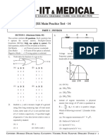 JEE Main Practice Test -14