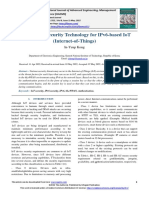 Information Security Technology For IPv6-based IoT (Internet-of-Things)