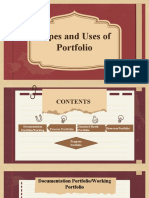 Types and Uses of Portfolio