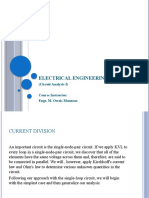 Electrical Engineering I: (Circuit Analysis-I) Course Instructor: Engr. M. Owais Manzoor