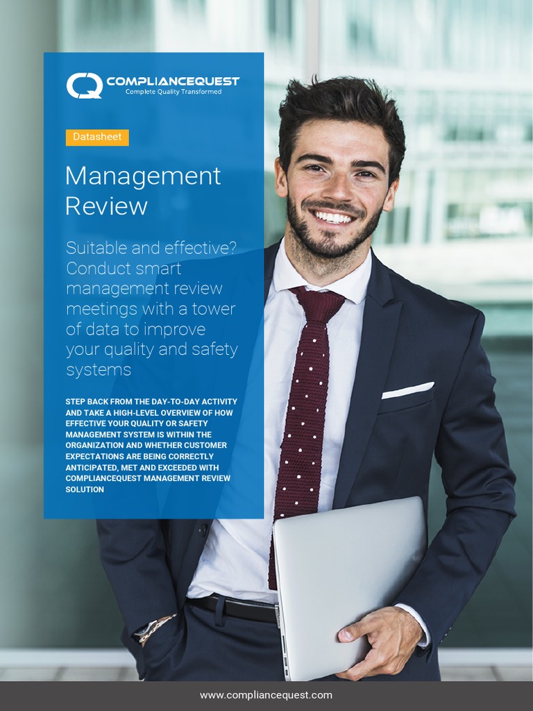Management Review Datasheet - ComplianceQuest | PDF | Safety ...