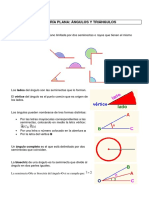 Geometría Plana: Ángulos y Triángulos