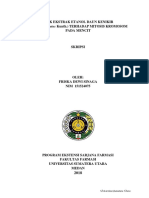 Efek Ekstrak Etanol Daun Kenikir (Cosmos Caudatus Kunth.) TERHADAP MITOSIS KROMOSOM Pada Mencit