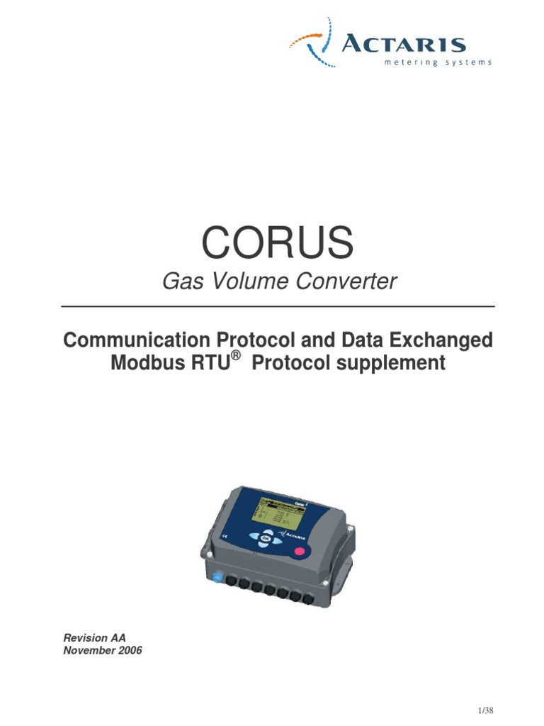 Corus: Gas Volume Converter | PDF | Databases | Computer Architecture