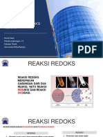 Pertemuan 11 Reaksi Redoks