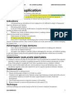 Denture Duplication