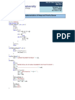 Lab 11: Implementation of Heap and Priority Queue