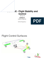 UCK441E - Flight Stability and Control: Lateral Stability Emre Koyuncu