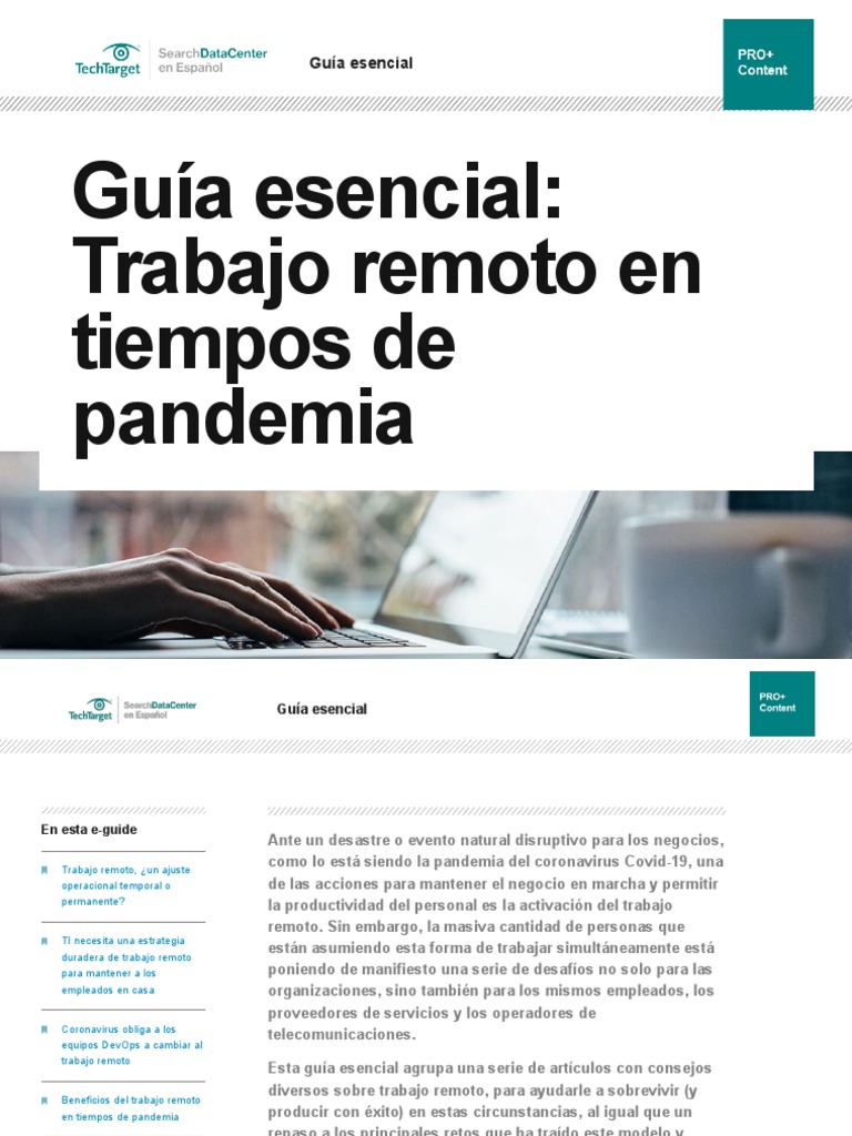 Trabajo Remoto en Tiempos de Pandemia | PDF | Software | Lenovo