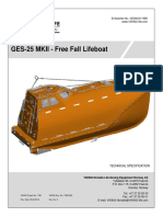 GES-25 MKII - Free Fall Lifeboat: Enterprise No.: NO940411696