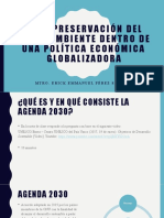 3.3.8 Preservación Del Medio Ambiente Dentro de Una Política Económica Globalizadora