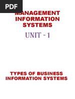 Types of Business Information Systems