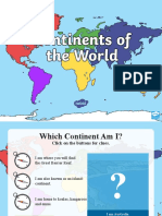 Au G 74 Continents of The World Interactive Powerpoint Ver 2