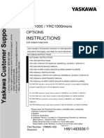 Instructions: YRC1000 / YRC1000micro Options