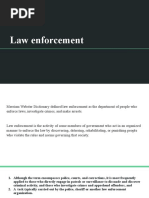 Principles of Law Enforcement