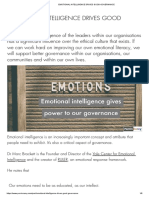 Emotional Intelligence Drives Good Governance: Perrin 4 Min Read