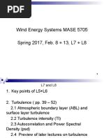 Wind Energy Systems MASE 5705 Spring 2017, Feb. 8 + 13, L7 + L8