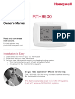 Honeywell RTH8500 Thermostat Owner's Manual