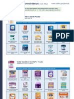 WIC Formula Options Brand Sheet 6.9