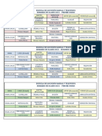 Escuela de Locución Radial Y Televisiva Horario de Clases 2021 - Primer Curso