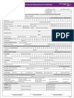 Investor Account Opening Form For Individual: Day Month Year