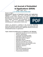 call for paper - International Journal of Embedded Systems and Applications (IJESA)