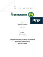 Ari Rahman Case Aspirasi Pneumonia + Anemia