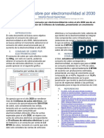 Consumo de Cobre Por Electromovilidad Al 2030