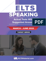 IELTS Speaking March June 22