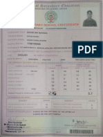 Hoard of Secondarp Education: Secondary School Certificate