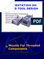 Threaded Mould Tool Design