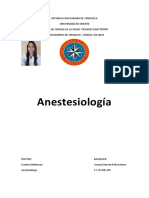Trabajo de Anestesiología