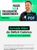 AULA 01- JORNADA ALÉM DO DÉFICIT CALÓRICO