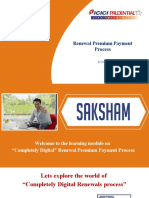 Saksham - Completely Digital Renewal Process