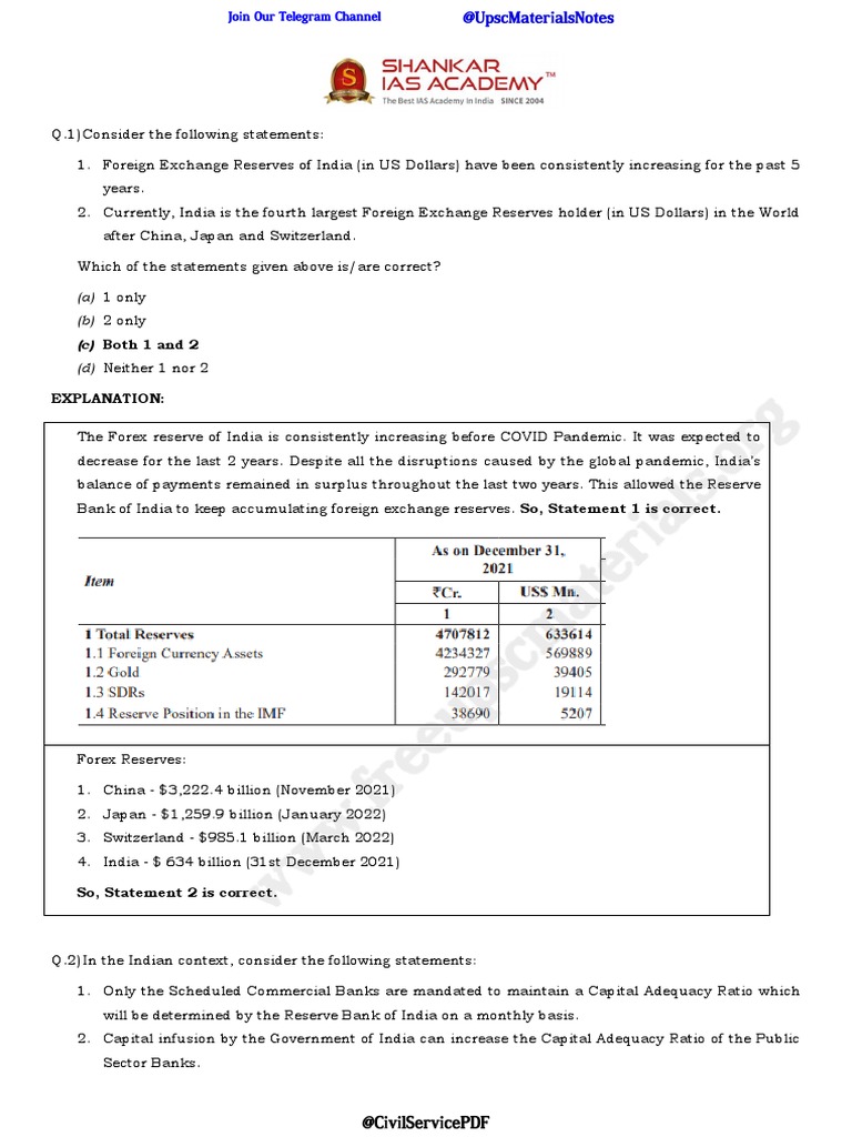 Shankar IAS 2022 Full Mock 02 00000000 PDF Supreme Court Of India