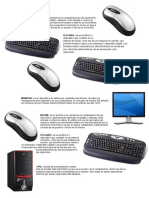 Qué es un ratón, teclado y monitor