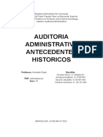 Auditoría Administrativa Unidad 1