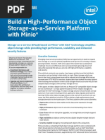 Build A High-Performance Object Storage-as-a-Service Platform With Minio