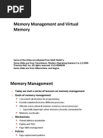 Memory Management and Virtual Memory: Carnegie Mellon