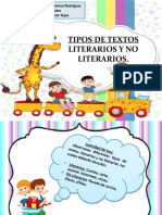 Tipos de Textos Literarios