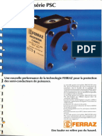 Catalogue Ferraz - Protistor - Série PSC - PSC.P1 - 1989 - OCR