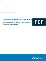 Microsoft Windows Server 2019 - Release Notes - Es XL