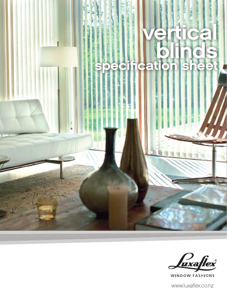 Vertical Blinds Specifiers Guide, PDF, Window