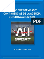 Anexo24 - Plan de Emergencias y Contingencias Agencia Deportiva Ah Sport Sas
