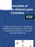 Taller de Refuerzo para Censistas