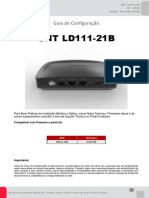 NT - OnT LD111-21B - Configuração Utilizando As OLTs LD3008, LD3016, LD3032, G4S, G8S e G2500